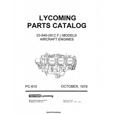 Lycoming Parts Catalog PC-303