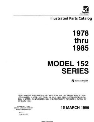 Cessna Model 152 Series Illustrated Parts Catalog (1978 Thru 1985) P692