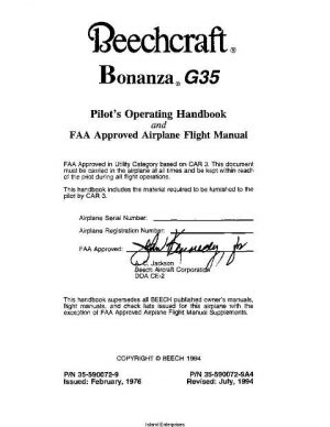 9a4 beechcraft handbook g35 faa